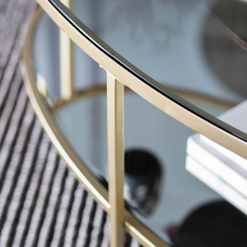 Gallery Interiors Hudson Coffee Table Champagne
