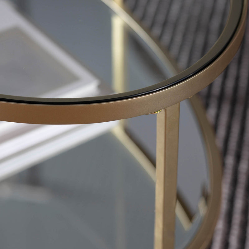 Gallery Interiors Hudson Coffee Table Champagne