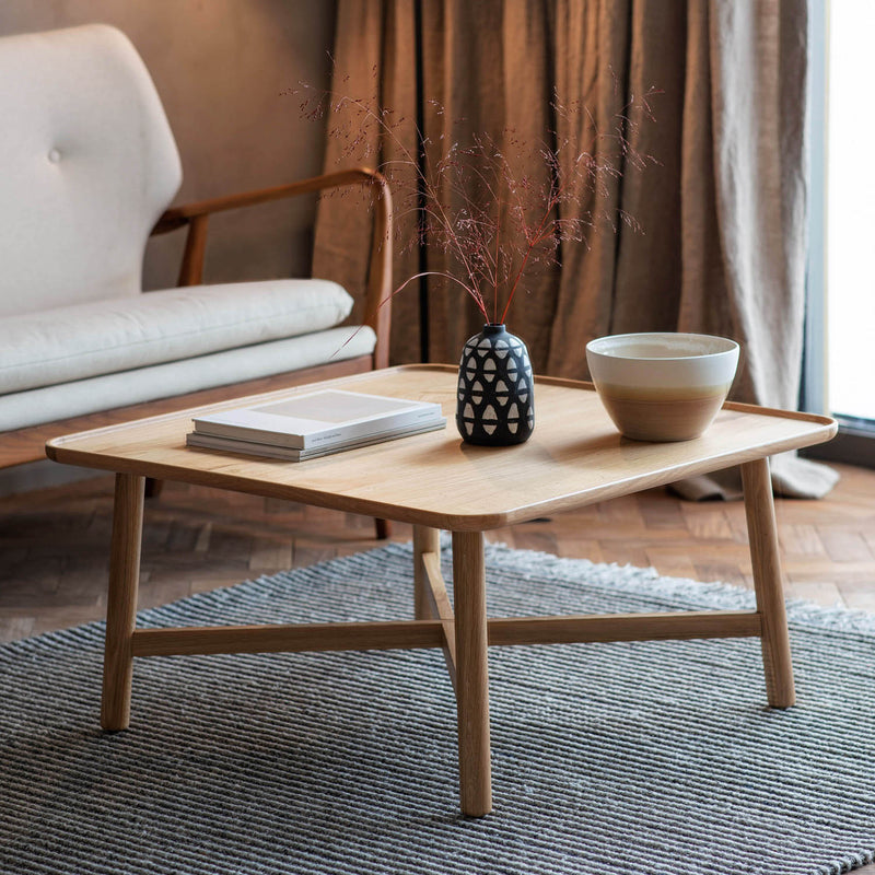 Gallery Interiors Kingham Square Coffee Table Oak