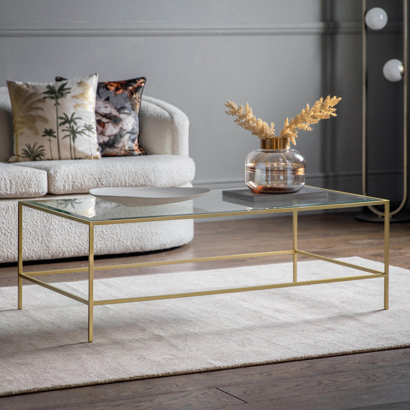 Gallery Interiors Rothbury Coffee Table Champagne