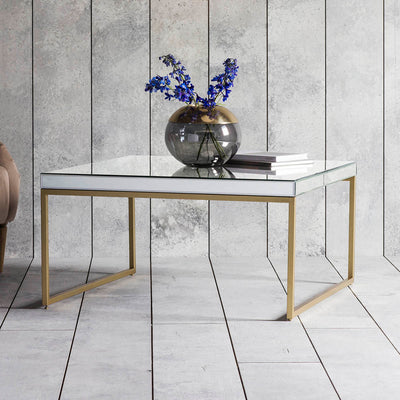 Gallery Interiors Pippard Coffee Table Champagne