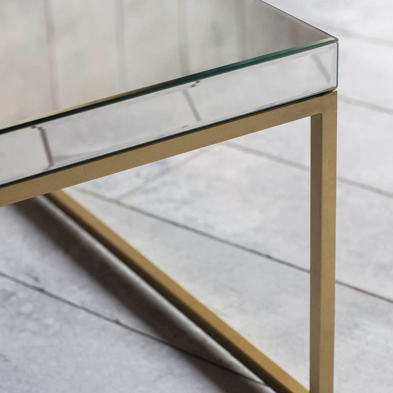 Gallery Interiors Pippard Coffee Table Champagne