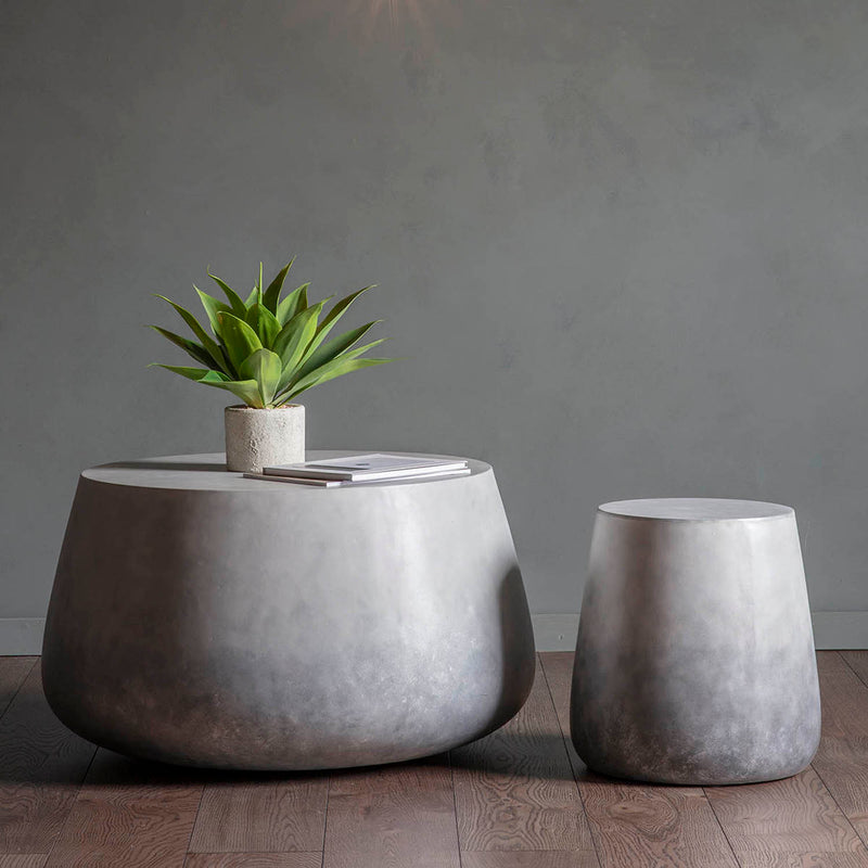Gallery Interiors Otley Coffee Table Ombre Silver