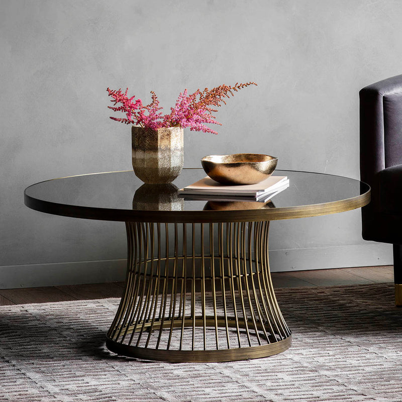 Gallery Interiors Pickford Coffee Table Bronze