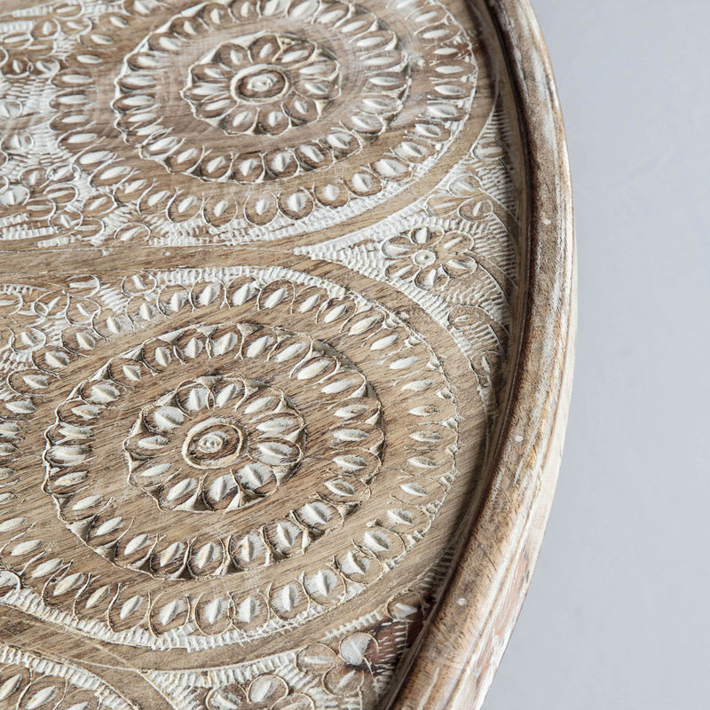Gallery Interiors Agra Coffee Table Natural White