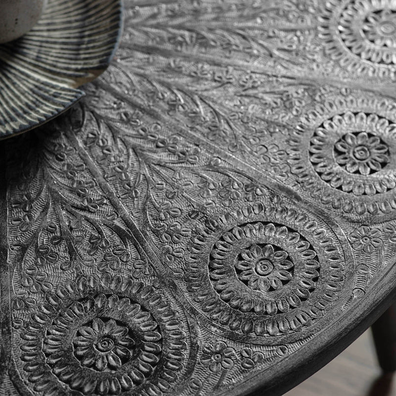 Gallery Interiors Agra Coffee Table Grey Black