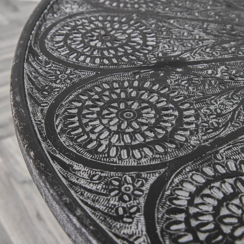 Gallery Interiors Agra Coffee Table Grey Black