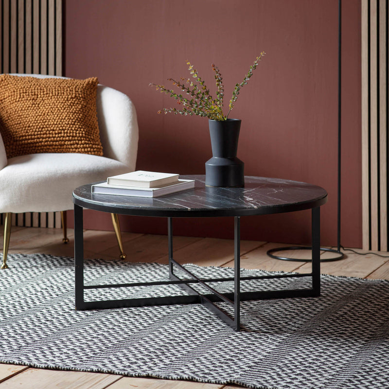 Gallery Interiors Necton Coffee Table Black