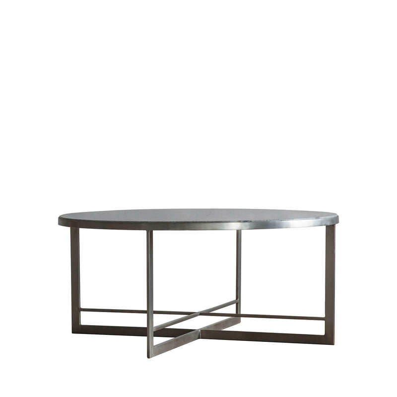 Gallery Interiors Necton Coffee Table Silver