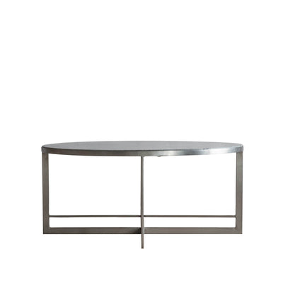 Gallery Interiors Necton Coffee Table Silver