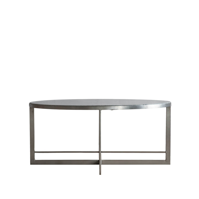 Gallery Interiors Necton Coffee Table Silver