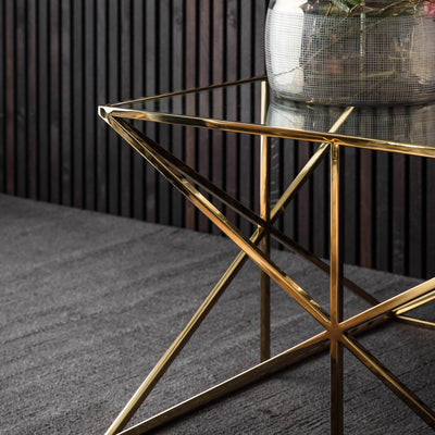 Gallery Interiors Parma Coffee Table Gold