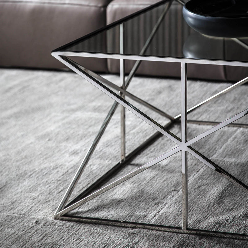 Gallery Interiors Parma Coffee Table Silver