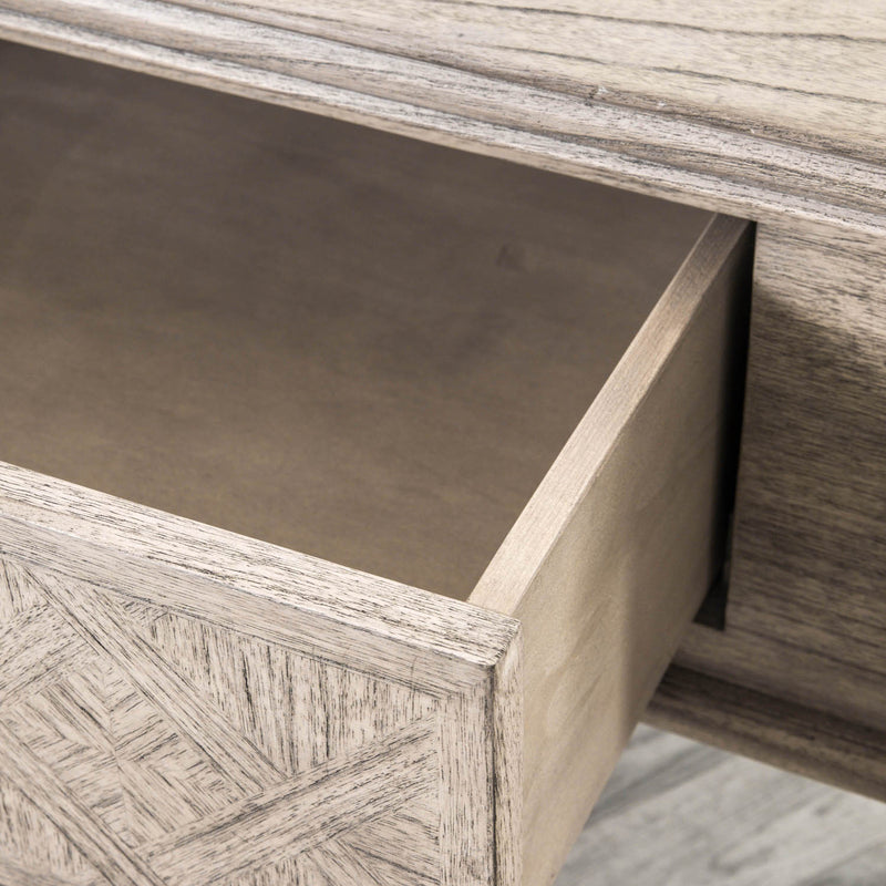 Gallery Interiors Mustique Square 2 Drawer Coffee Table