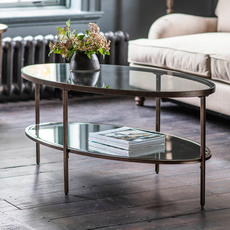 Gallery Interiors Hudson Coffee Table Bronze