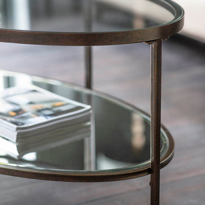 Gallery Interiors Hudson Coffee Table Bronze