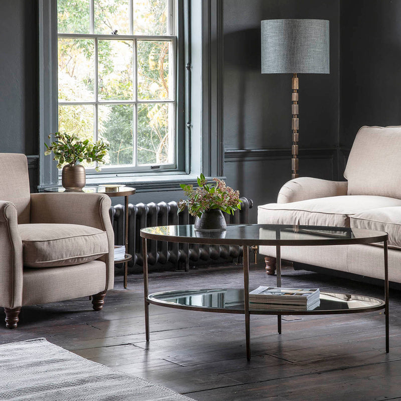 Gallery Interiors Hudson Coffee Table Bronze