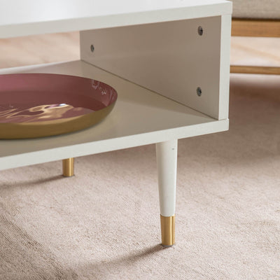 Gallery Interiors Holbrook Coffee Table White