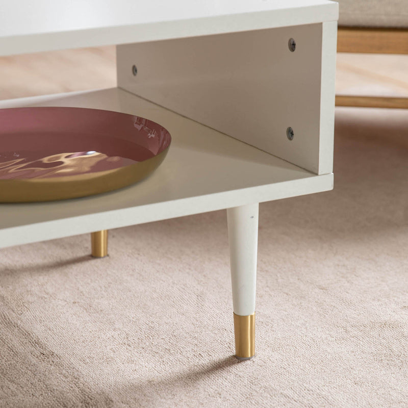 Gallery Interiors Holbrook Coffee Table White