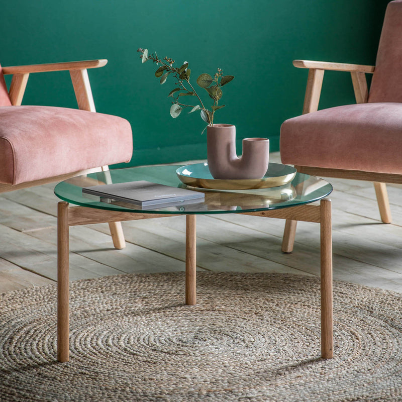 Gallery Interiors Moran Coffee Table Oak