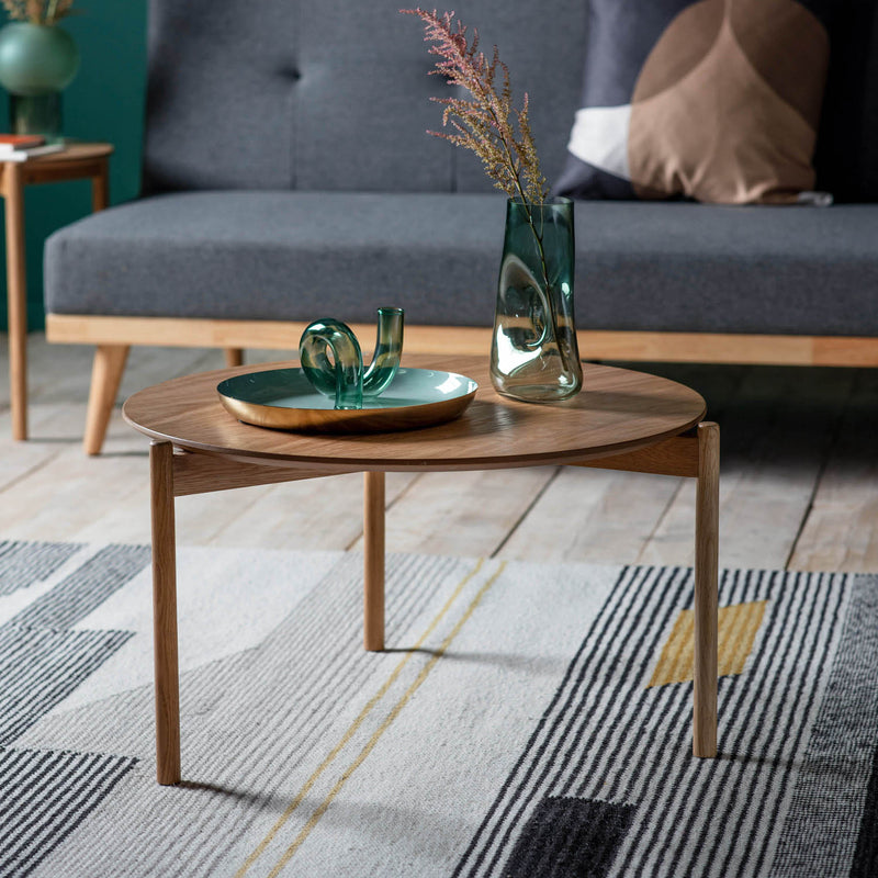 Gallery Interiors Burley Coffee Table Oak