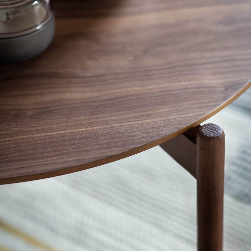 Gallery Interiors Burley Coffee Table Walnut