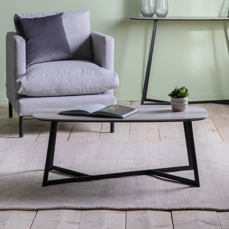 Gallery Interiors Finsbury Coffee Table Light Oak