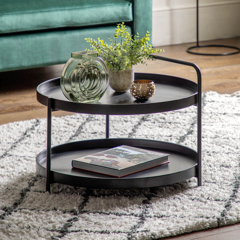 Gallery Interiors Sennen Coffee Table Black