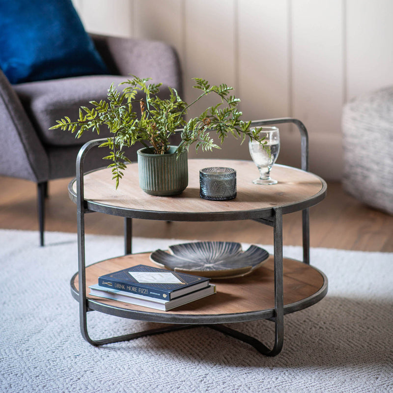 Gallery Interiors Dunley Coffee Table Oak