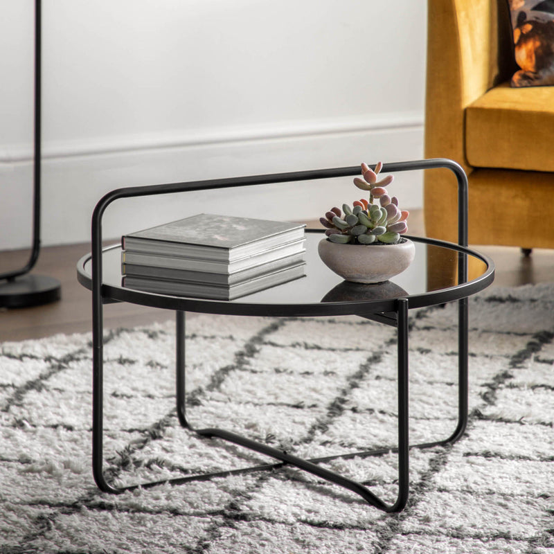 Gallery Interiors Fawley Coffee Table Black
