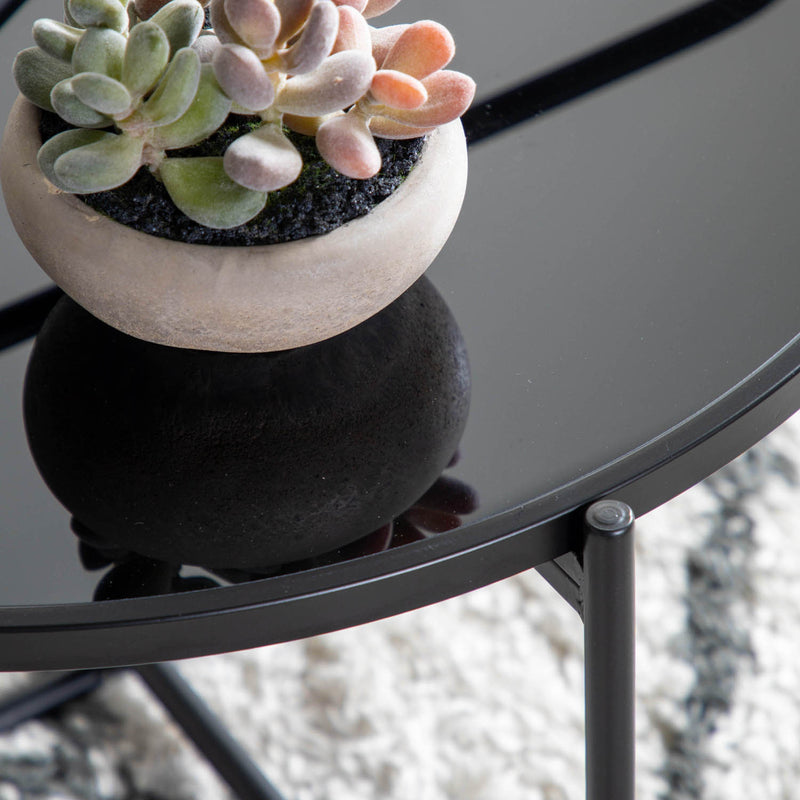 Gallery Interiors Fawley Coffee Table Black