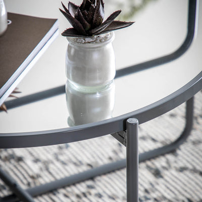 Gallery Interiors Fawley Coffee Table Grey