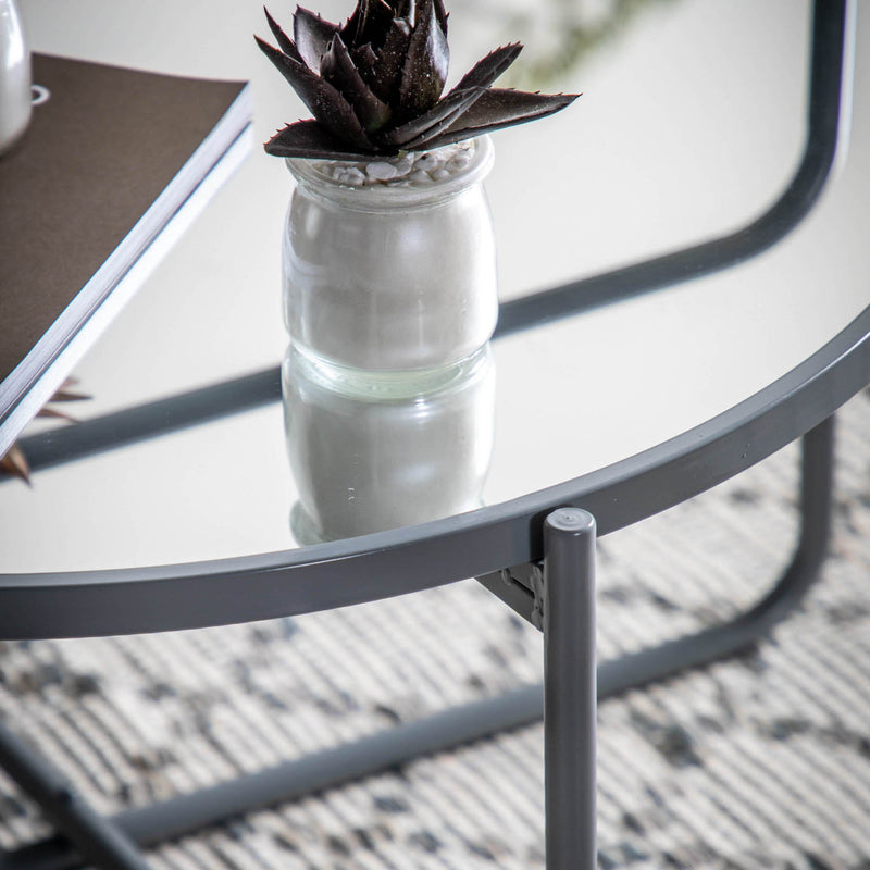 Gallery Interiors Fawley Coffee Table Grey