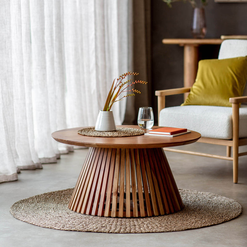 Gallery Interiors Brookland Slatted Coffee Table