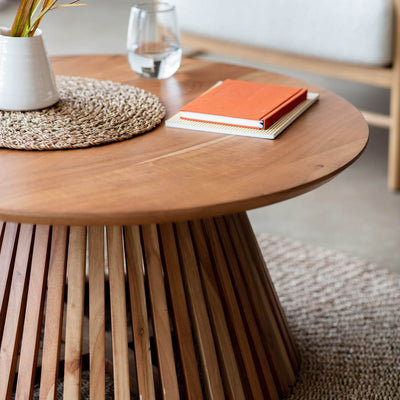 Gallery Interiors Brookland Slatted Coffee Table