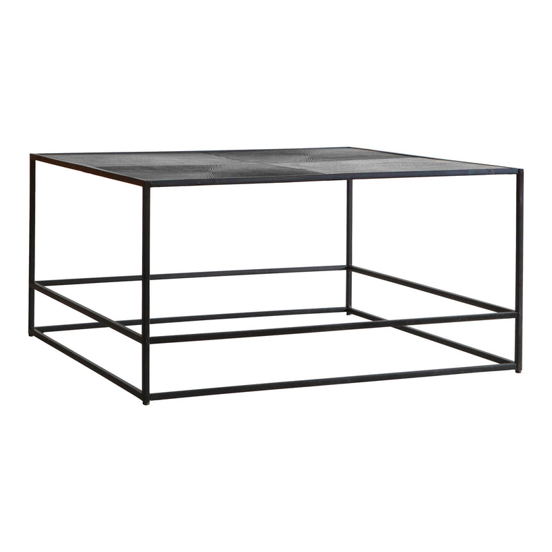 Gallery Interiors Hadston Coffee Table Antique Silver