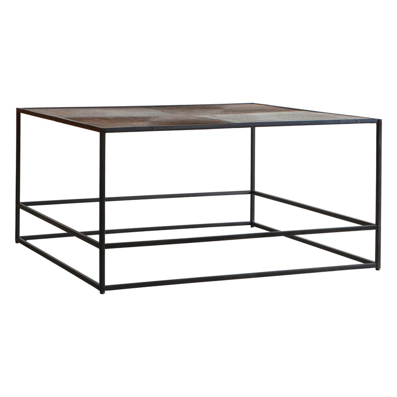 Gallery Interiors Hadston Coffee Table Antique Copper