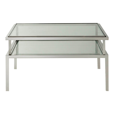 Gallery Interiors Salerno Coffee Table Silver