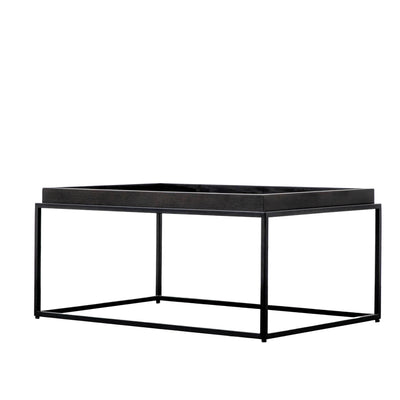 Gallery Interiors Forden Tray Coffee Table Black