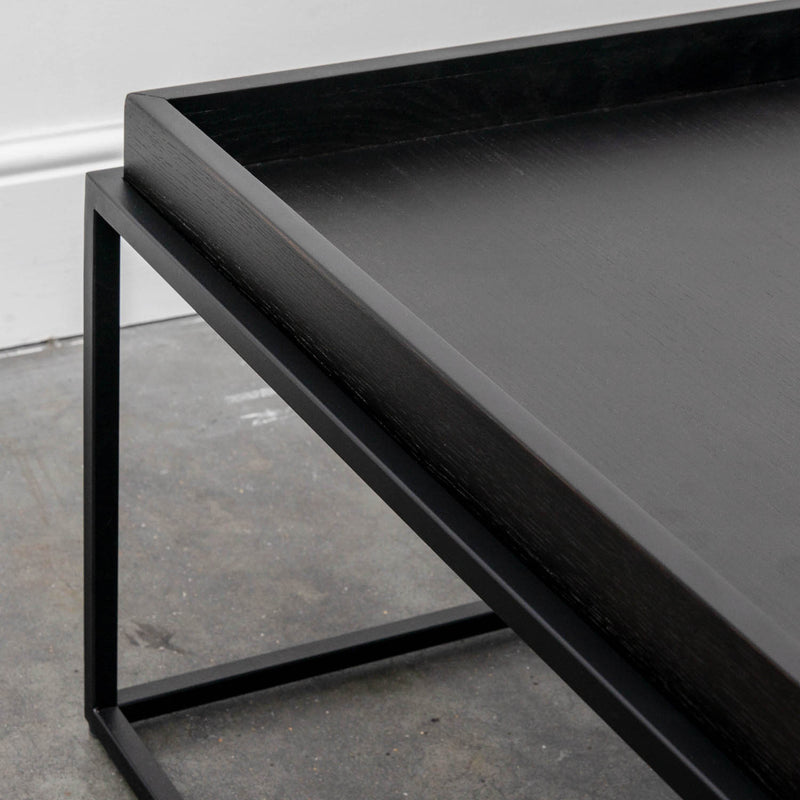 Gallery Interiors Forden Tray Coffee Table Black