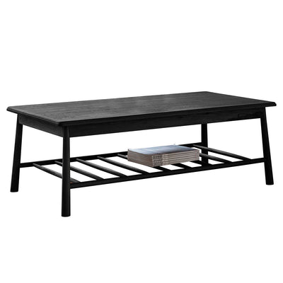 Gallery Interiors Wycombe Rectangle Coffee Table Black