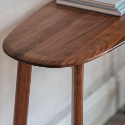 Gallery Interiors Madrid Console Table Walnut