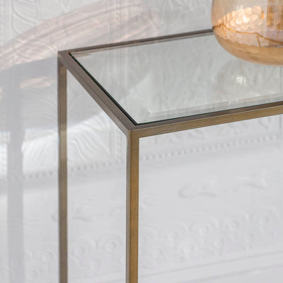 Gallery Interiors Rothbury Console Table Bronze