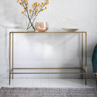 Gallery Interiors Rothbury Console Table Bronze