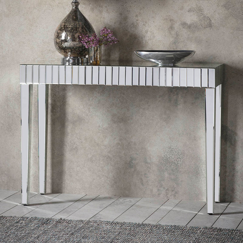 Gallery Interiors Florence Mirrored Console Table