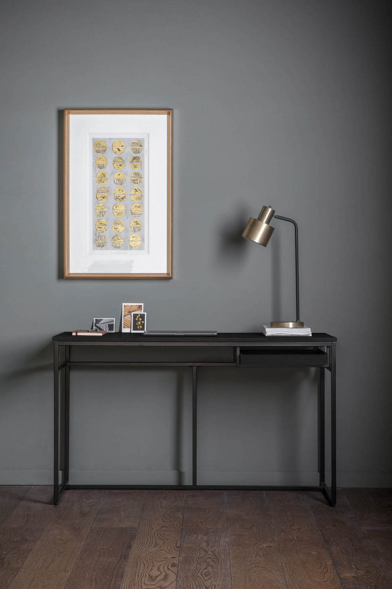 Gallery Interiors Forden Desk Black