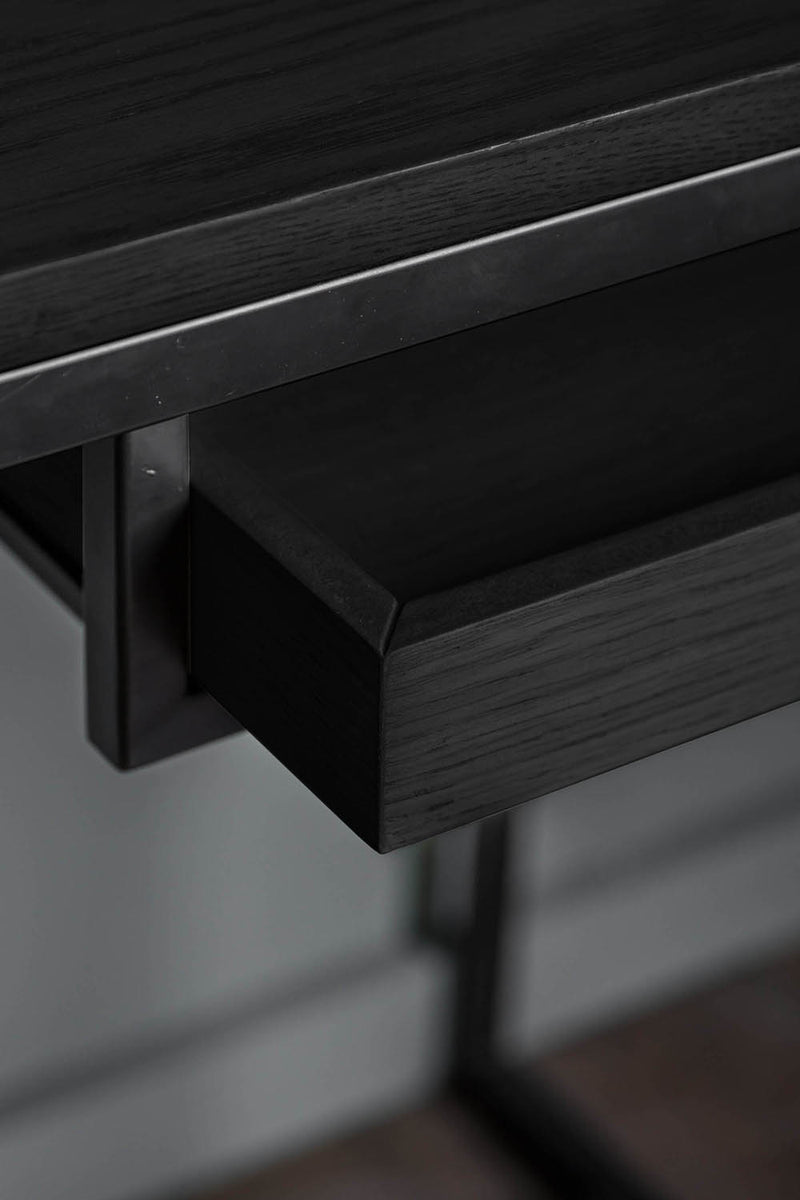 Gallery Interiors Forden Desk Black