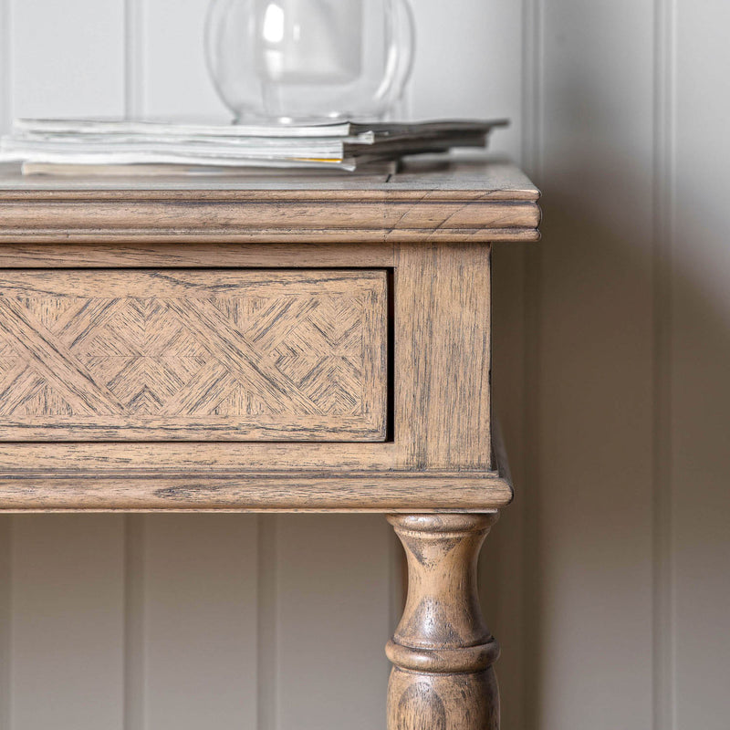 Gallery Interiors Mustique 2 Drawer Desk