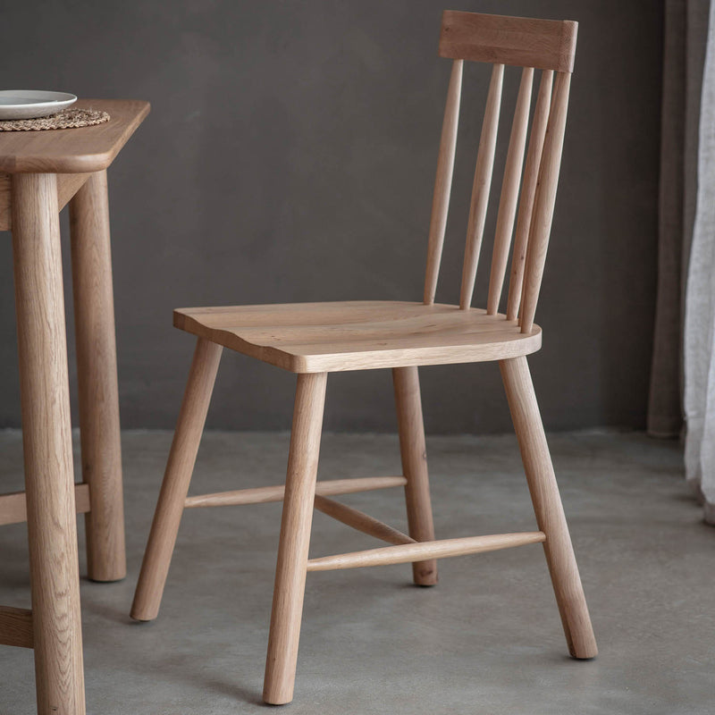 Gallery Interiors Kingham Dining Chair Oak