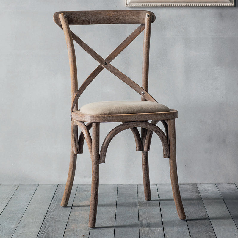 Gallery Interiors Cafe Chair Natural (2pk)